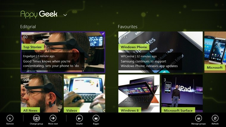 appy geek Windows 8 aplikacija