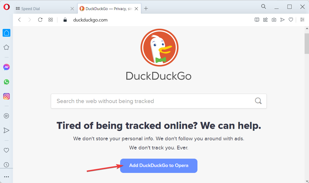 Add-Duck Duckduckgo Browser-Download für PC Windows 11