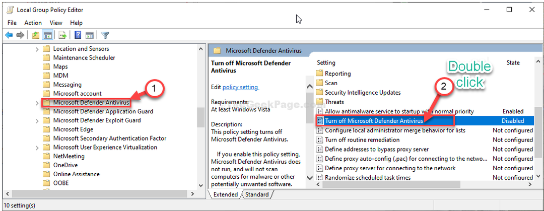 Correção - o Windows Defender não está ativando o problema "LIGADO" no Windows 10