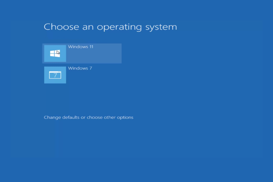 Double démarrage Windows 11 et Windows 7