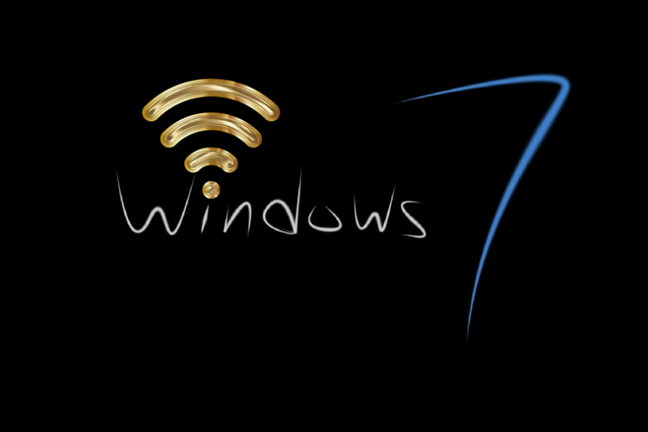 wifi rajoitetun pääsyn Windows 7