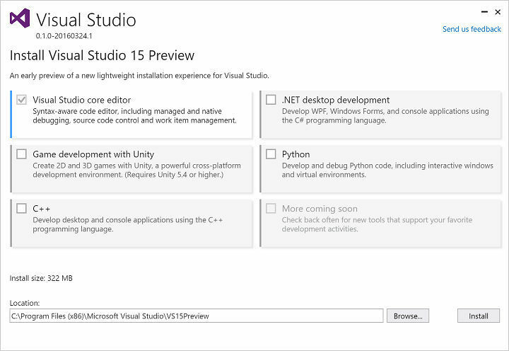 Visual Studio 15 Preview 2 steht jetzt zum Download bereit