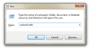 Безопасният Outlook не отговаря