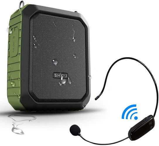 Cel mai bun amplificator de voce portabil Bluetooth impermeabil pentru profesori și ghizi turistici