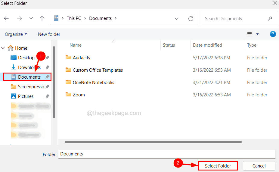 Windows11の近くの共有でデフォルトの保存ファイルの場所を変更する方法