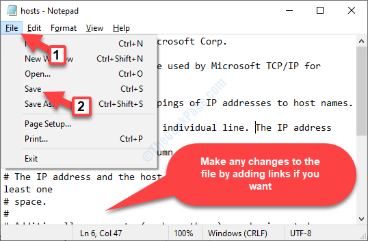Sådan redigeres værtsfilen i Windows 10 trin for trin