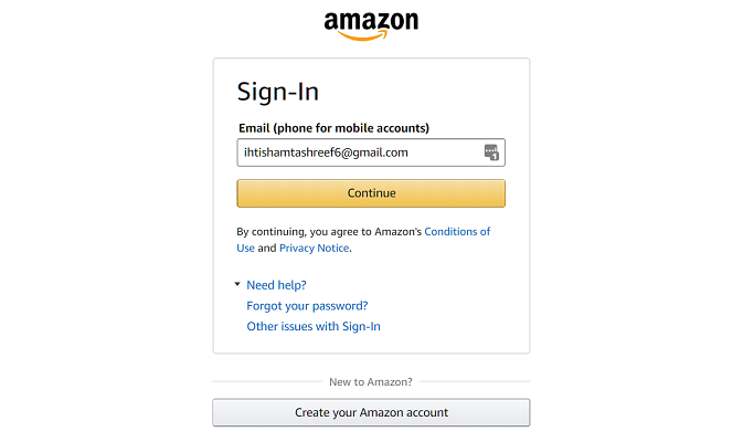 Lås Amazon-sælgerkonto op
