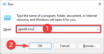 Windows 11 შეცდომის შესახებ შეტყობინება