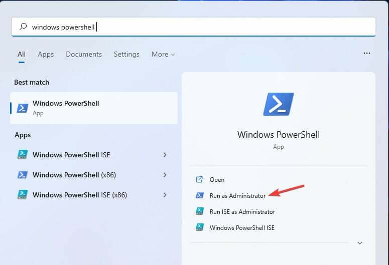 Vyhledávání Windows PowerShell nemůže otevřít soubory jpg v systému Windows 11