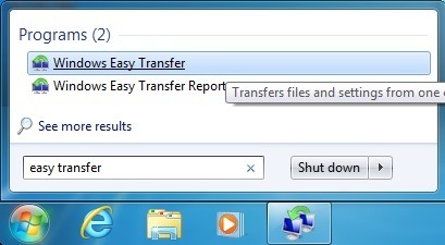 Transferencia fácil de Windows