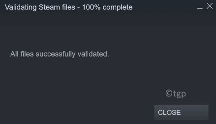 Steam-Dateien validiert Min