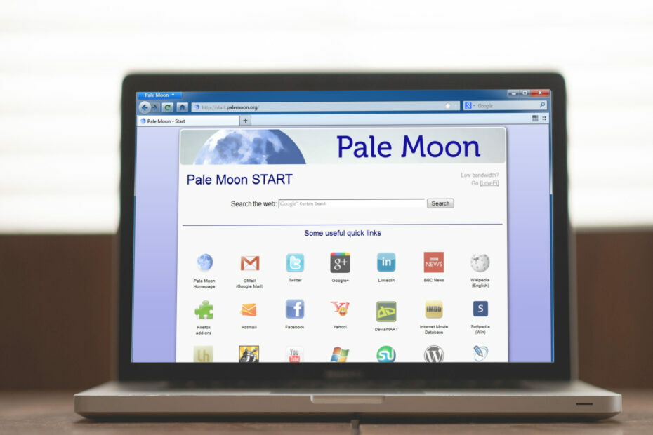 Stáhněte si Pale Moon Browser pro Windows XP 32/64 bit