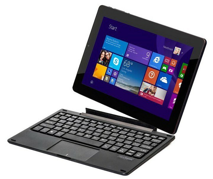 E Fun Nextbook on esimene 2-in-1 kabriolett 10,1-tolline Windowsi tahvelarvuti, mille hind on alla 200 dollari