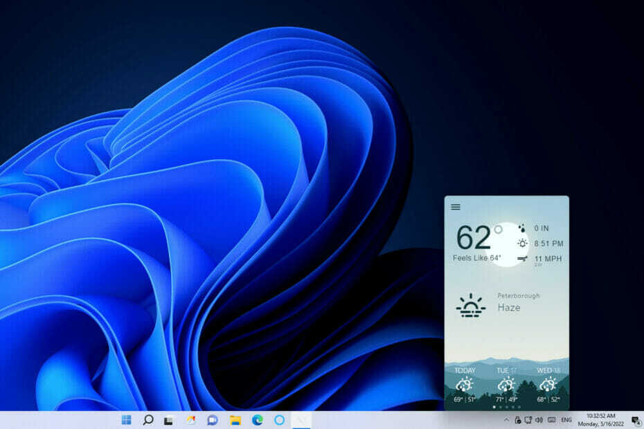 Windows 11 időjárás hozzáadása a tálcához: Minden, amit tudnod kell