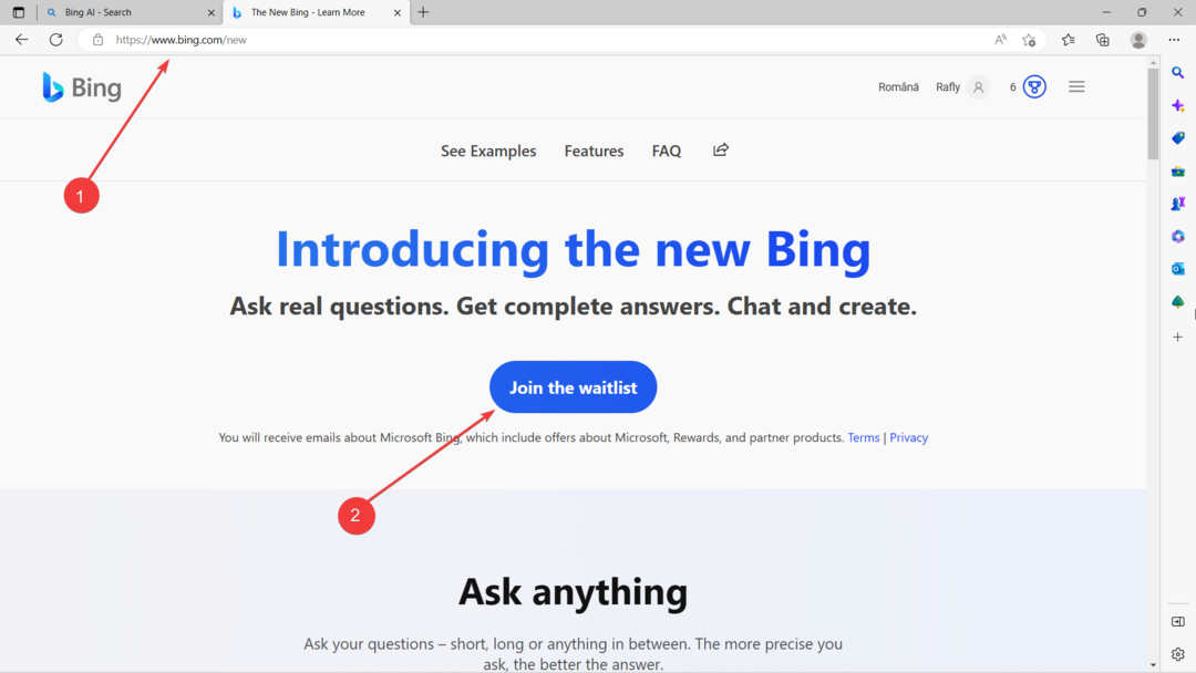 Bing new