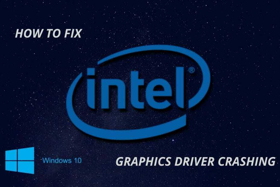 Inteli graafikadraiver jookseb pidevalt kokku