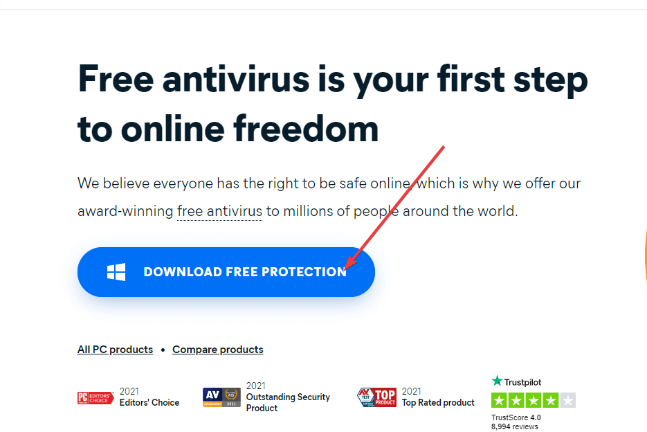 télécharger l'antivirus avast