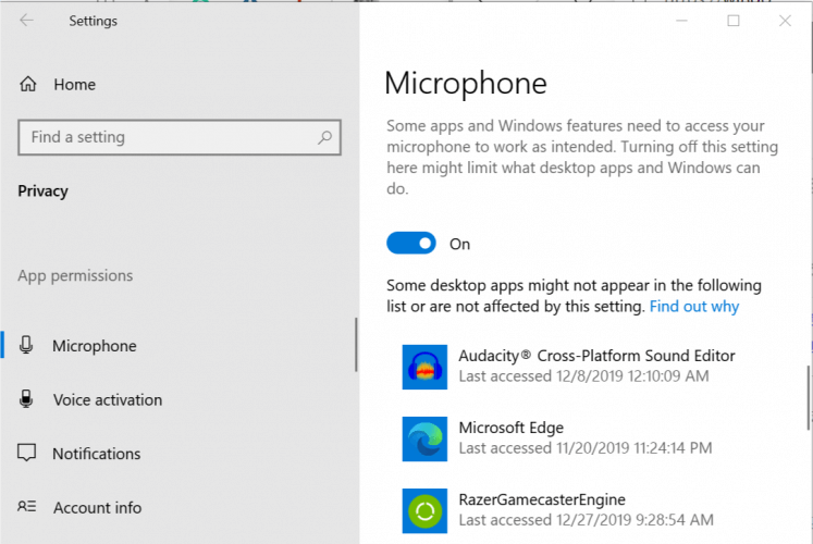 Microsoft Teams ei tunnista mikrofonia