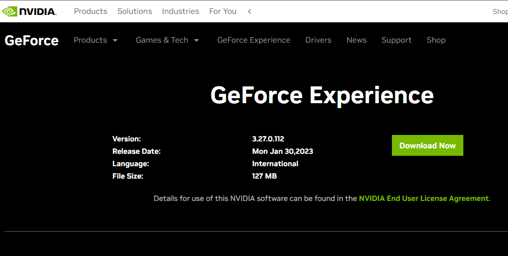 GeForce Experience -ohjaimen lataus epäonnistui: 5 tapaa korjata se