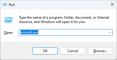 Windows Store-cache-återställning 0x80072eff