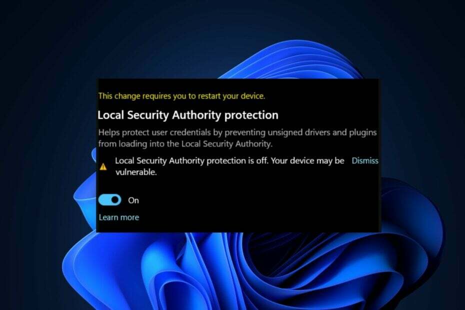 Beskyttelse av lokale sikkerhetsmyndigheter er av: Slik aktiverer du det