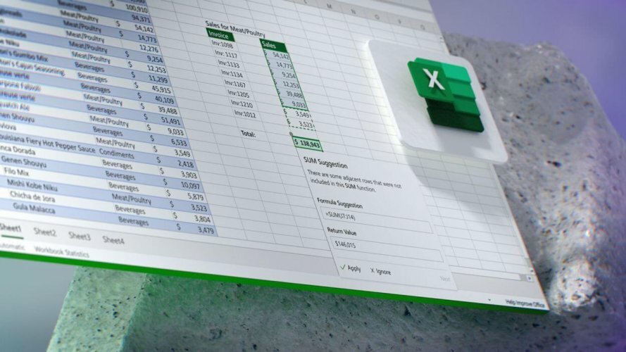 Microsoft 365 tulevane Exceli disain
