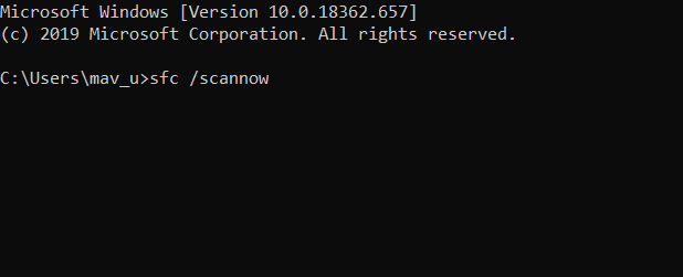 Comando do Verificador de arquivos do sistema Corrigir erro 0x8007045b no Windows