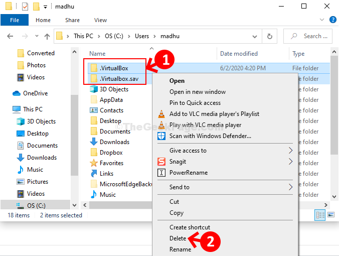 Résolu: "Échec de la création de l'objet COM VirtualBox" dans Windows 10