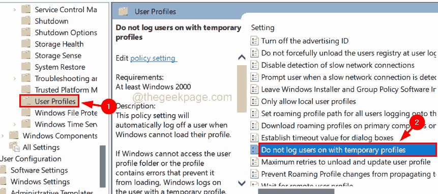 วิธีหยุดผู้ใช้ที่มีโปรไฟล์ชั่วคราวไม่ให้เข้าสู่ระบบใน Windows 10 / 11