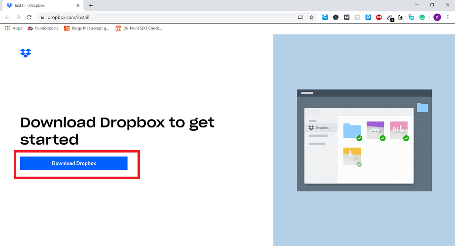 nepavyko atsisiųsti-dropbox-offline-installer-dropbox-uninstall