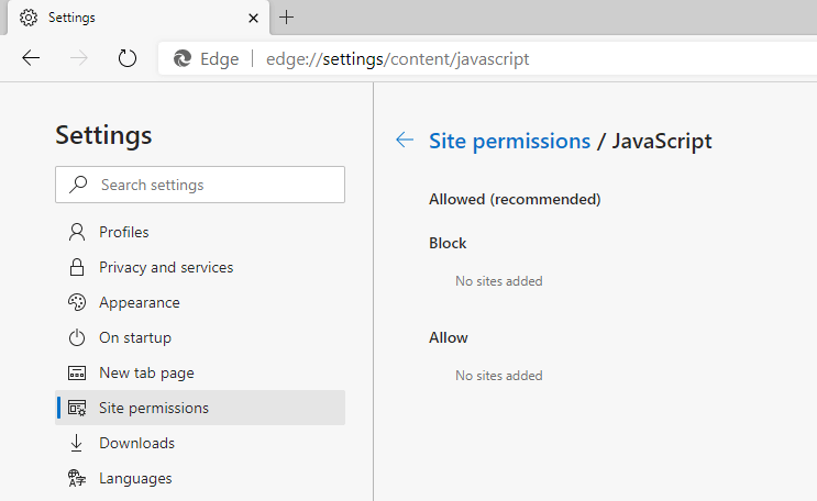 enable javascript microsoft edge Как включить javascript в моем браузере