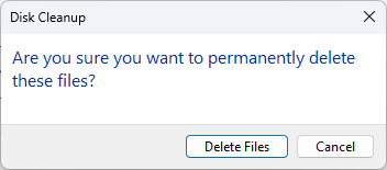 Deletar arquivos