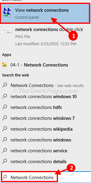 ネットワーク接続新規表示