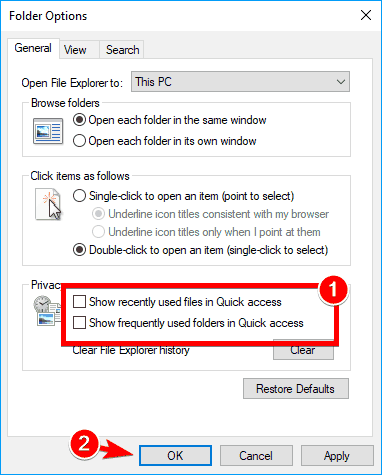 File Explorer tidak berfungsi