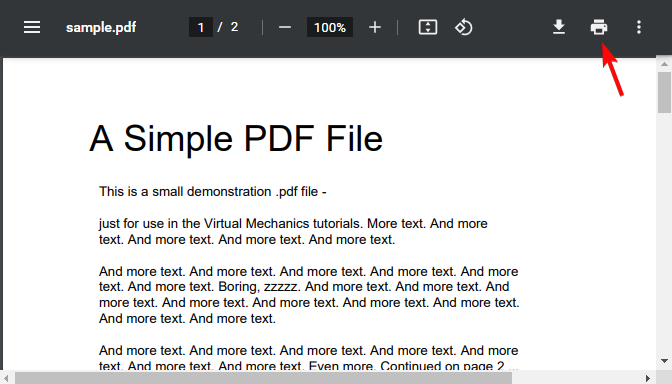 PDF 파일 인쇄