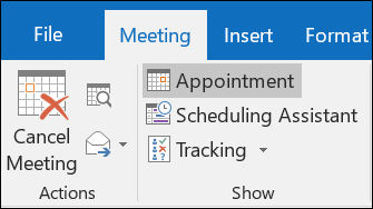 Pulsante Annulla riunione Outlook come annullare la riunione senza notifica