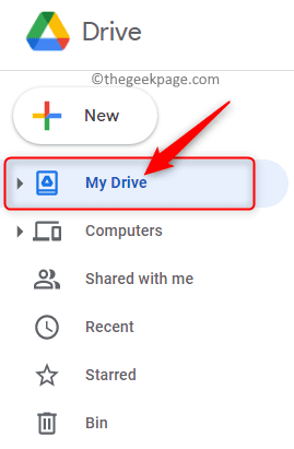 Google Drive Mein Laufwerk Min