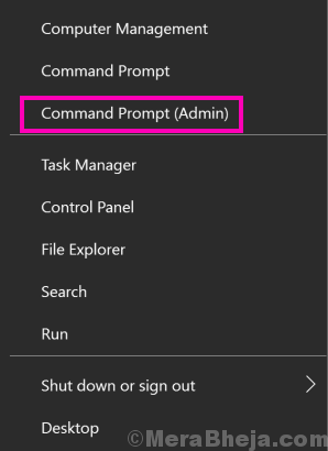 O driver de exibição Cmd Admin falhou ao iniciar o Windows 10