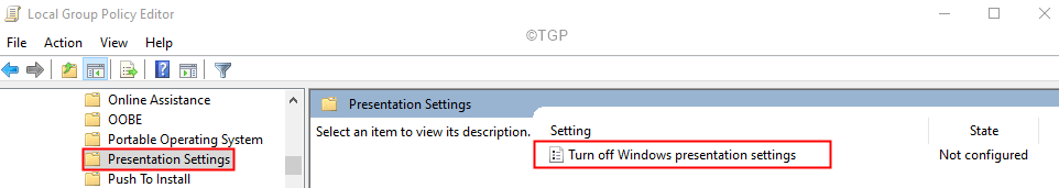 Як увімкнути або вимкнути параметри режиму презентації в Windows 11/10