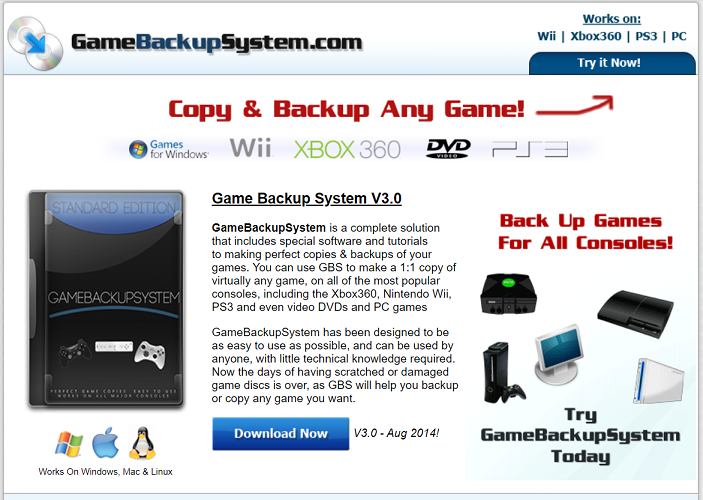 Spiel-Backup-System
