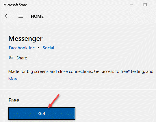 Microsoft Store Messenger'ı Alın