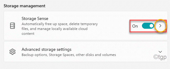 Storage Sense Click