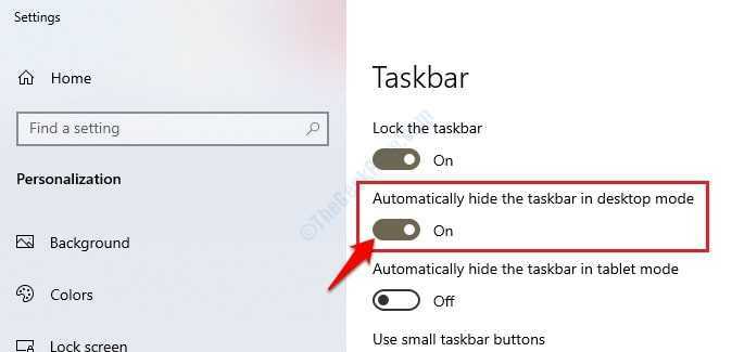 Como ocultar a barra de tarefas no Windows 10