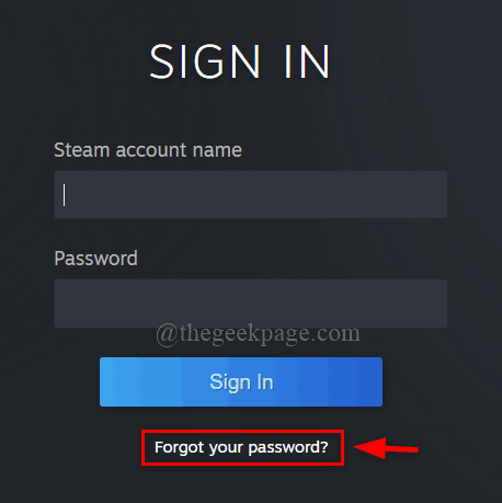 Password dimenticata Steam Browser 11zon