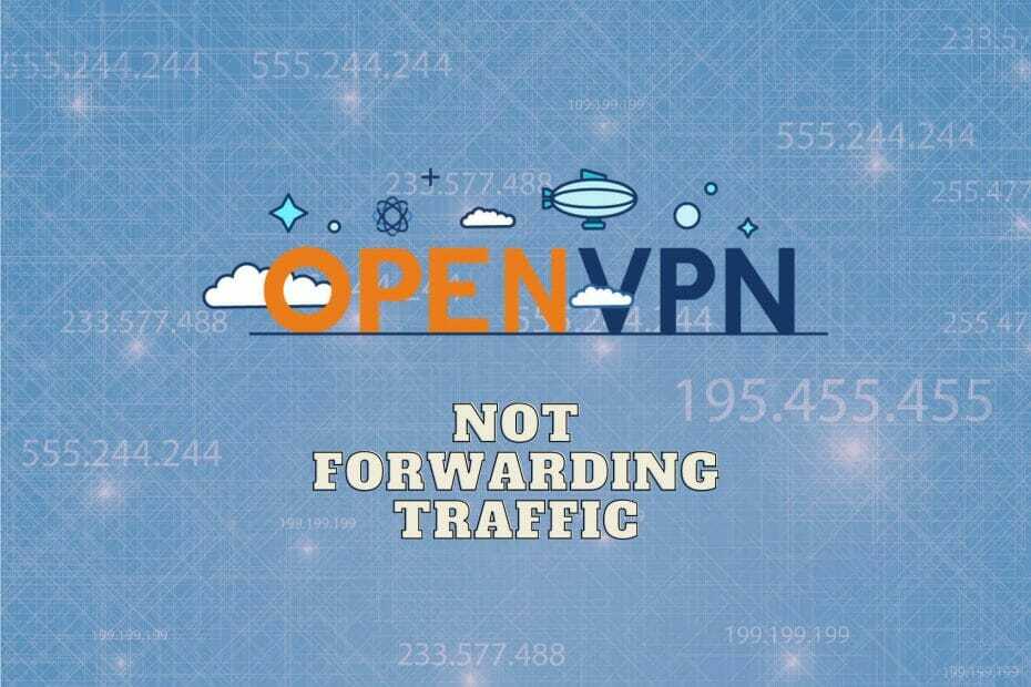 ¿OpenVPN no reenvía tráfico? He aquí cómo resolver esto.
