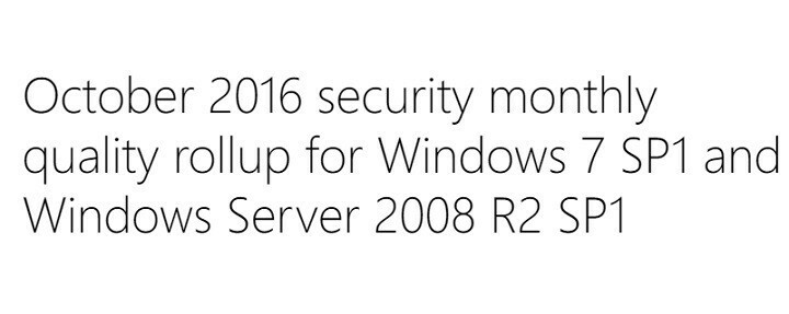 KB3185330 adalah Batal Pembaruan Bulanan pertama untuk Windows 7