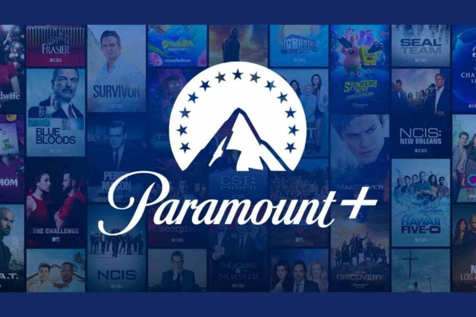 Paramount mais código de erro 3304