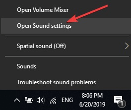 Ses ayarları Windows 10 - Tarayıcı, çıkış aygıtı seçimini desteklemiyor