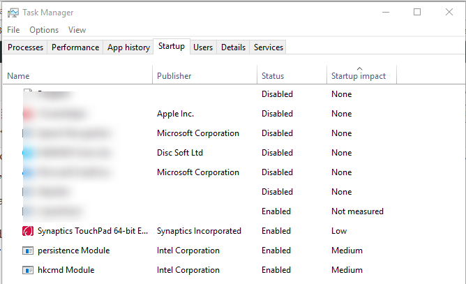 spouštěcí složka Windows 10 nefunguje 