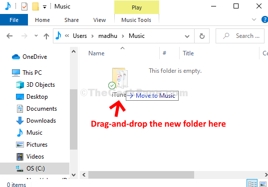 Lohistage uus iTunes'i kaust uue arvuti Musi kausta